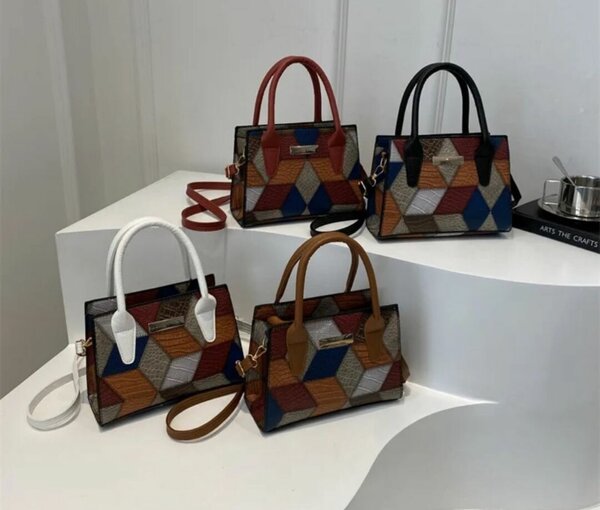 Sac à main en denim chic