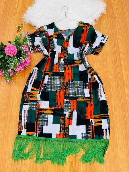 Short bubu with fringes