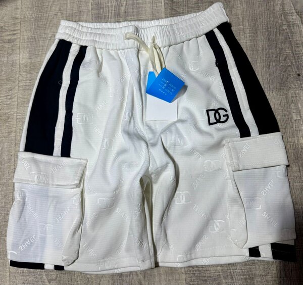 Shorts cargo blancs homme