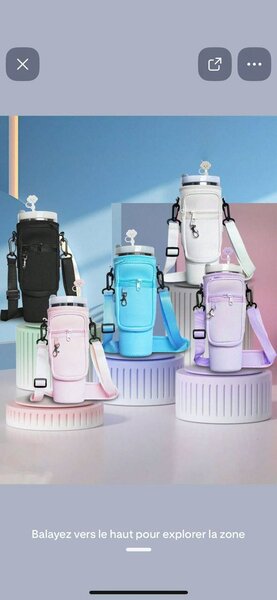 Porte-Gourde Elegant à Bandoulière