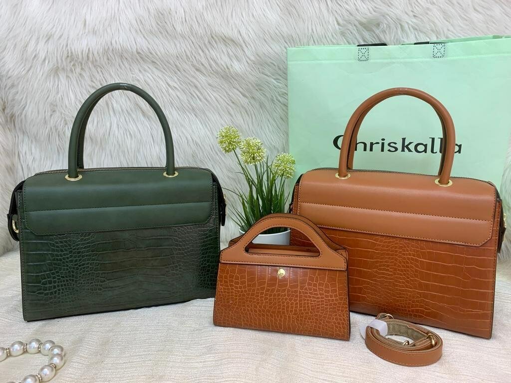 2 in 1 Quality Leather Women Handbags