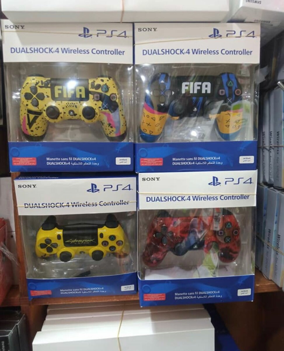 Manettes sans fil PS4