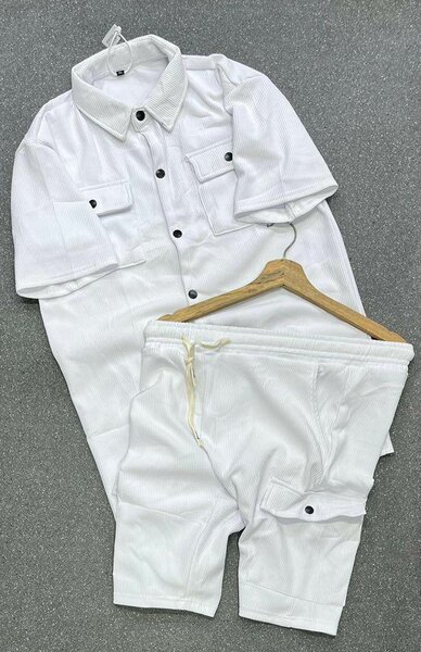 Ensemble casual blanc homme