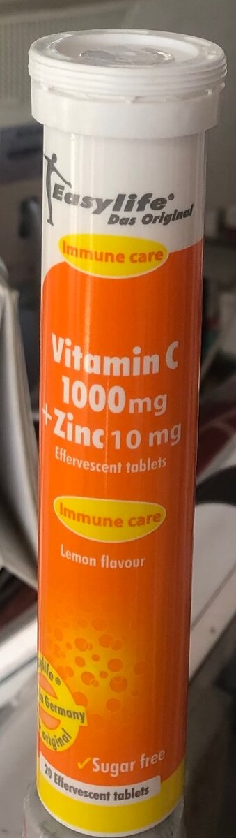 EASYLIFE VITAMIN C + ZINC EFFERVESCENT