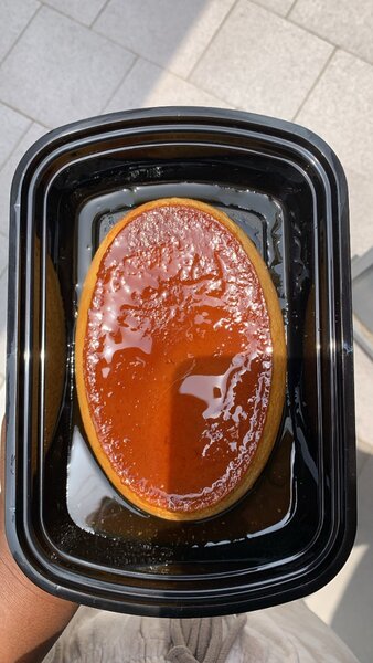 Délicieux flan caramel