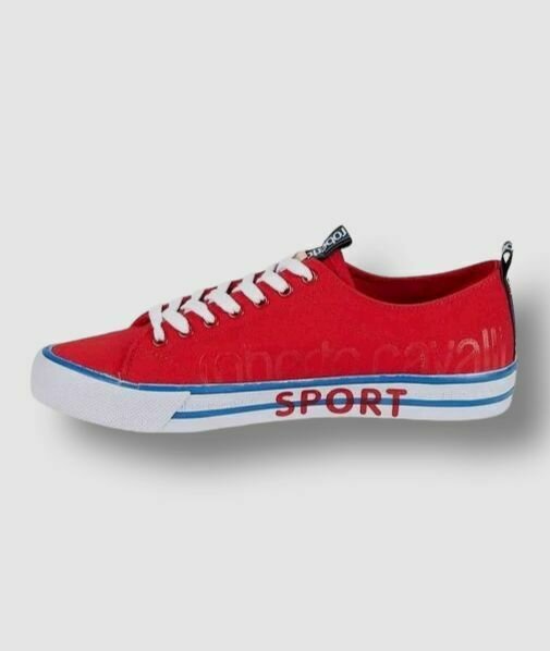 Chaussure sport rouge unisexe