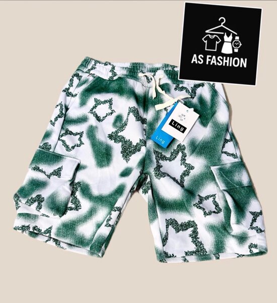 Shorts cargo homme imprimé étoiles