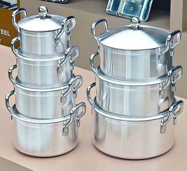 Ensemble de casseroles en acier inoxydable