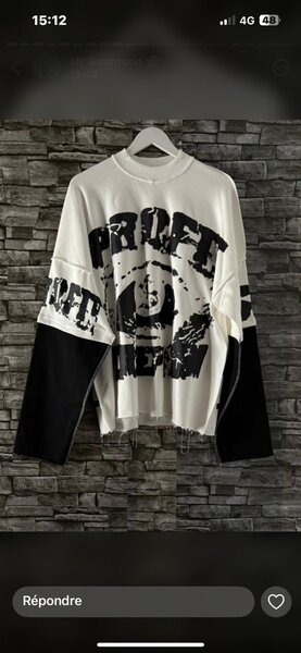 Sweatshirt tendance graphique