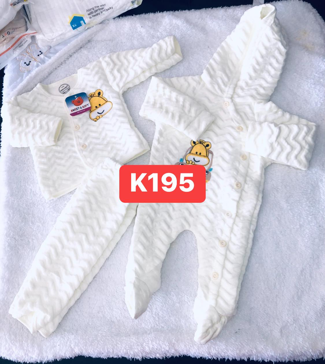 White set for newborn babies