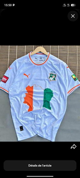 Maillot Côte d'Ivoire