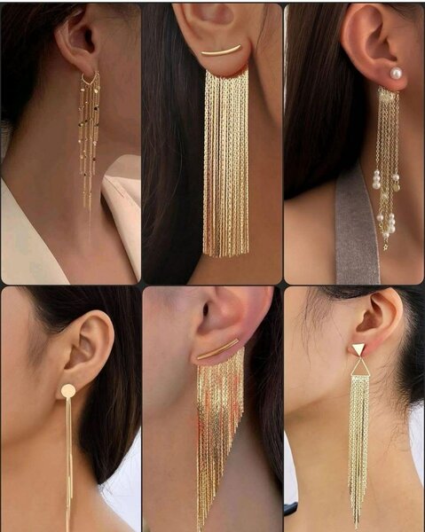 Boucles d'oreilles pendantes élégantes