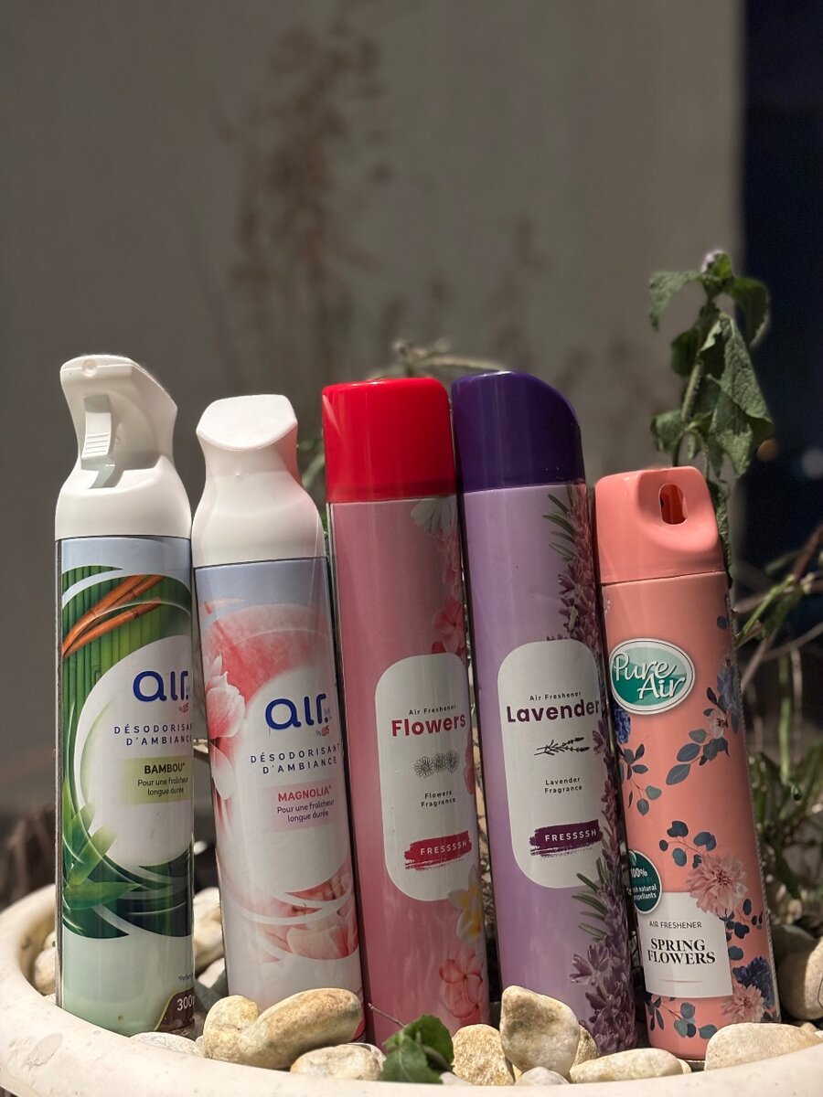 Spray désodorisant parfumé