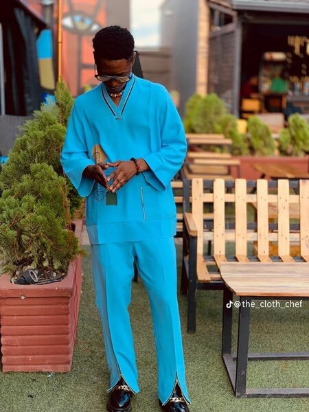 short-sleeved shirt and trouse