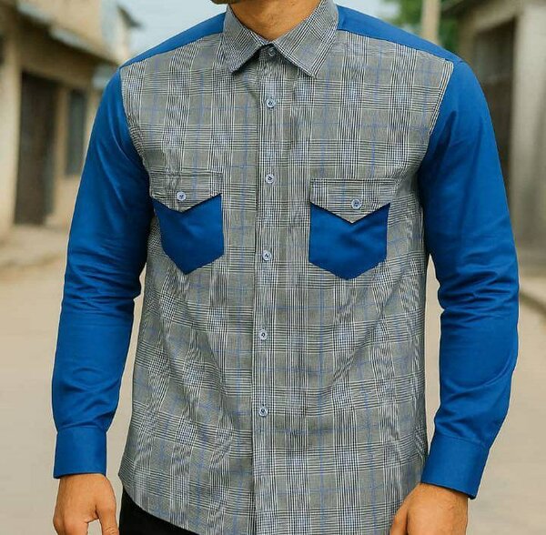 Chemise à carreaux homme élégante