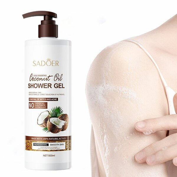 Sadoer coconut oil shower gel