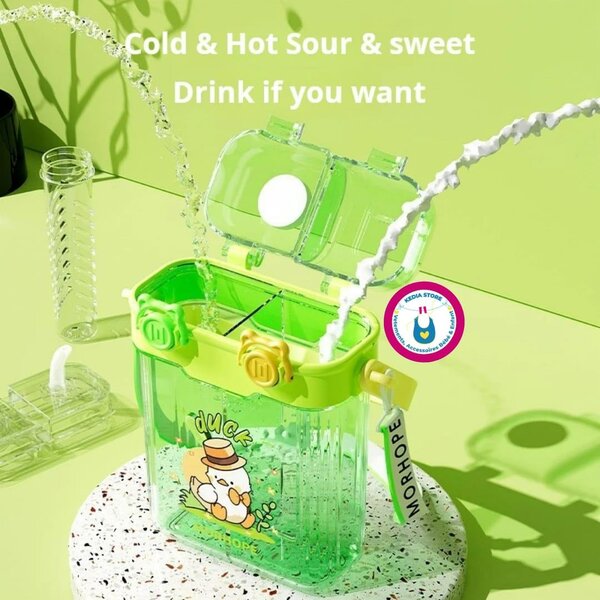 Gourde à double compartiments