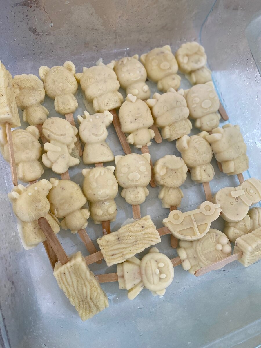 Lot de Glaces au coco