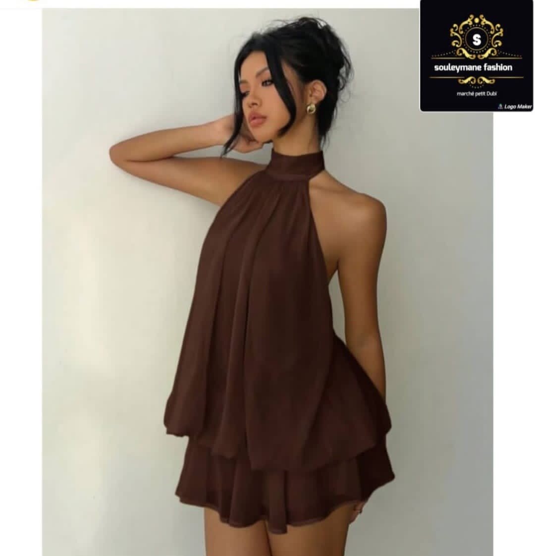 Robe courte élégante femme