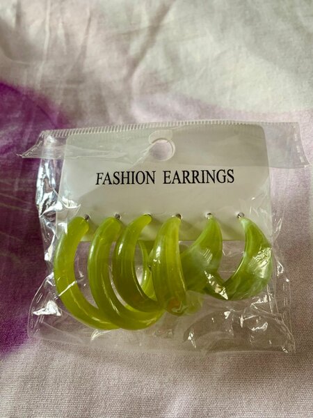 Boucles d'oreilles mode colorées