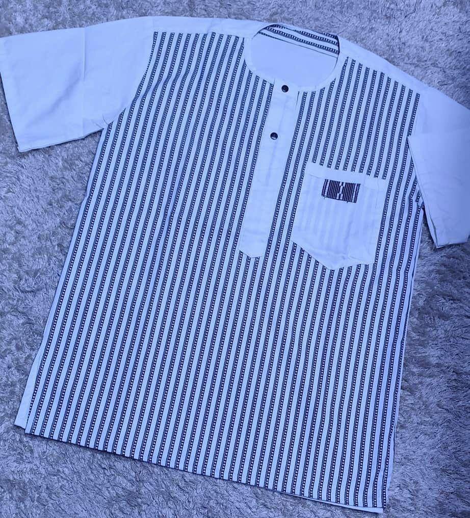 Chemise à rayures colorées