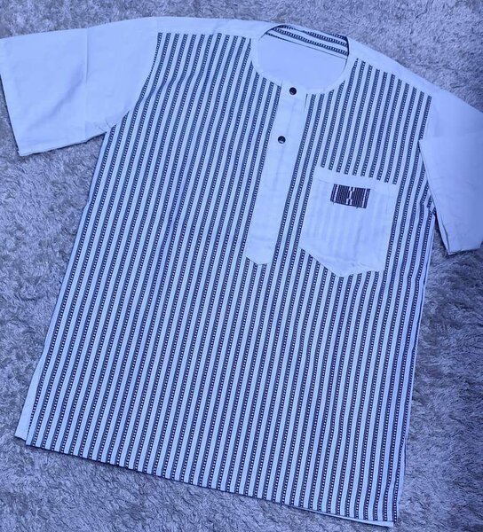 Chemise à rayures colorées