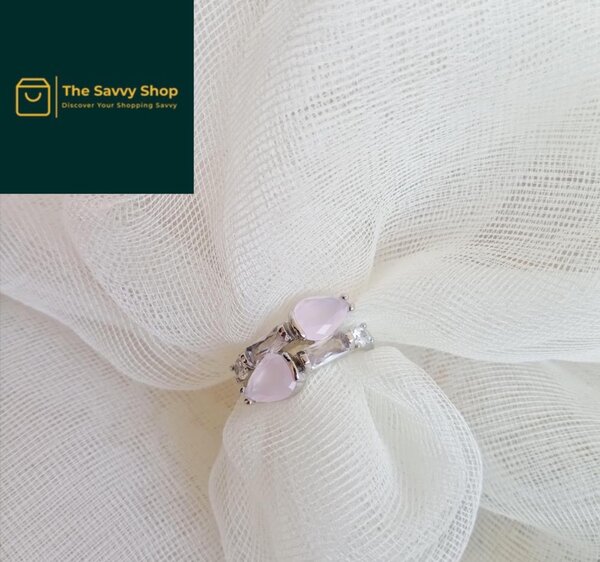 Drop stone ring