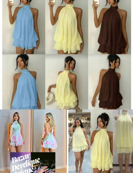 Robe Évasée Sans Manches