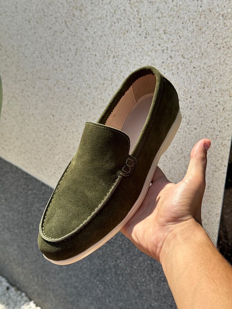 Mocassins en daim élégants pour hommes
