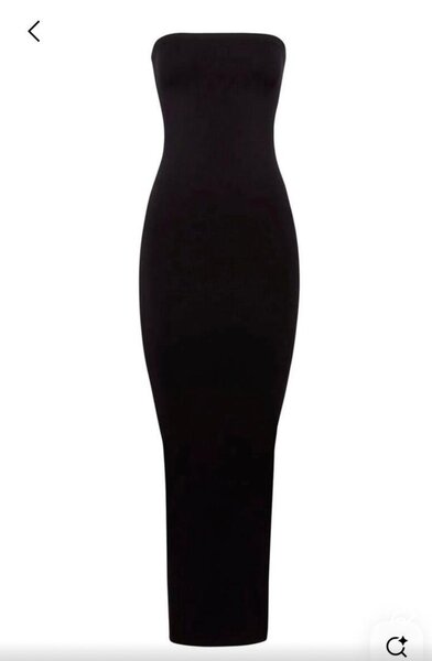 Robe tube élégante noire