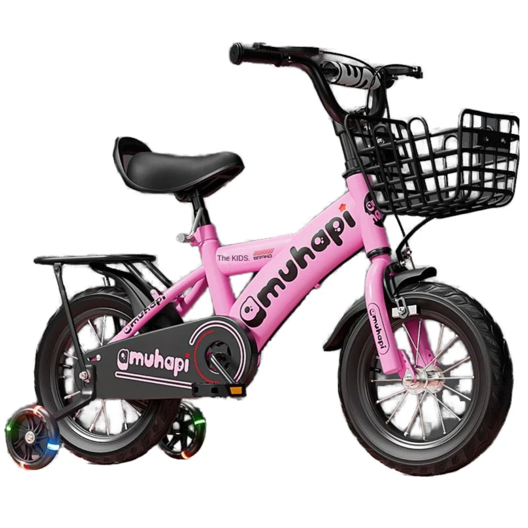 Vélo enfant rose robuste
