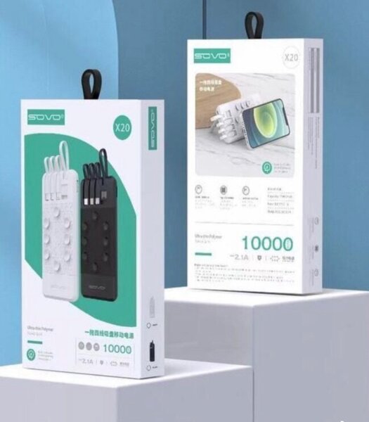Batterie Externe Ultra-Mince 10000mAh