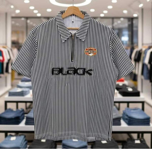 Chemise Rayée Noire et Blanche