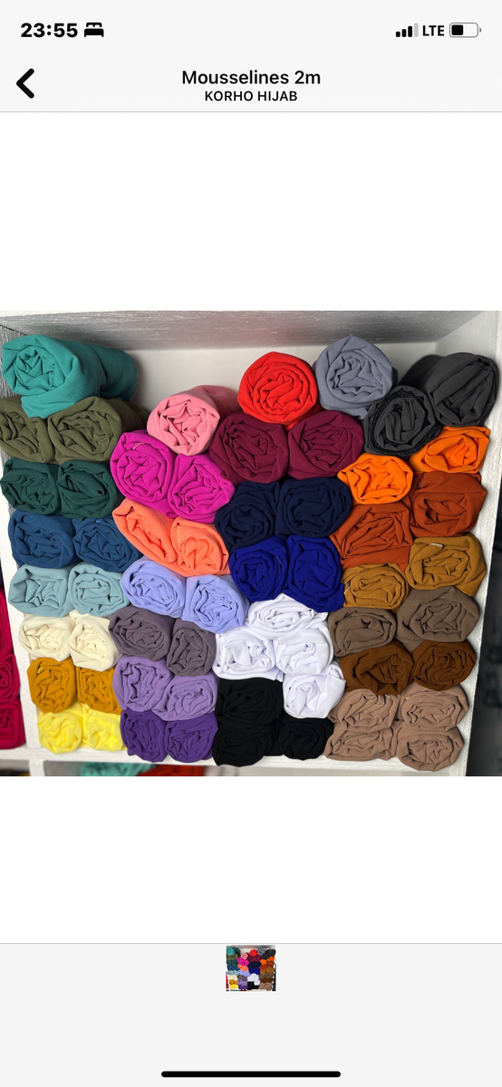 Voile mousseline très classe