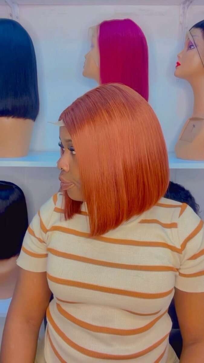 Beautiful and elegant women's wig double drown