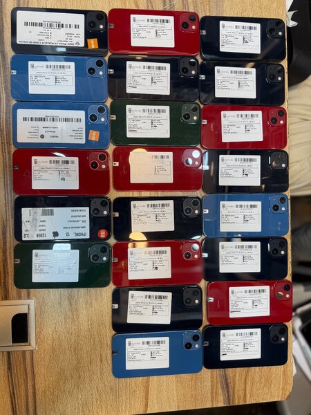 Smartphones débloqués multicolores