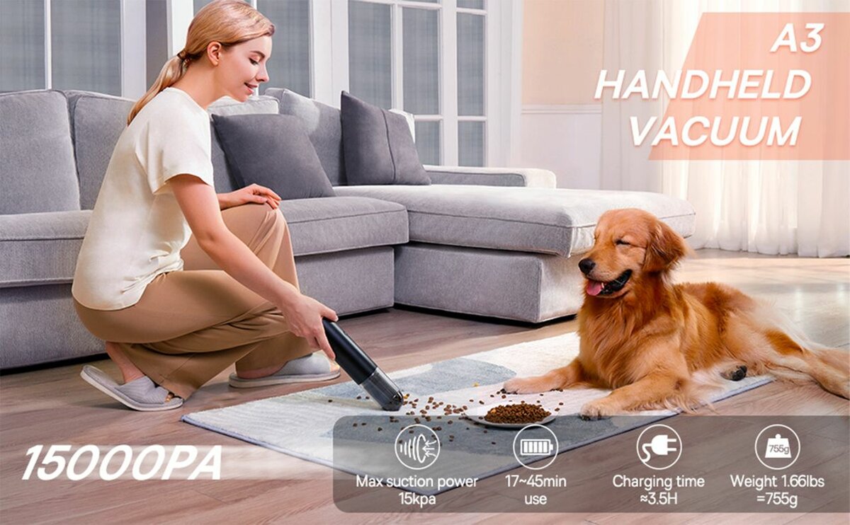 Aspirateur Portable Baseus A3