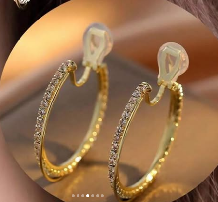 Beautiful fashionable earrings