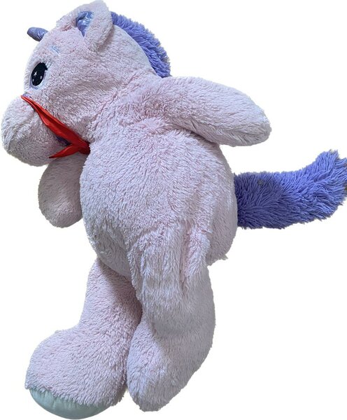 Grande Peluche licorne violett