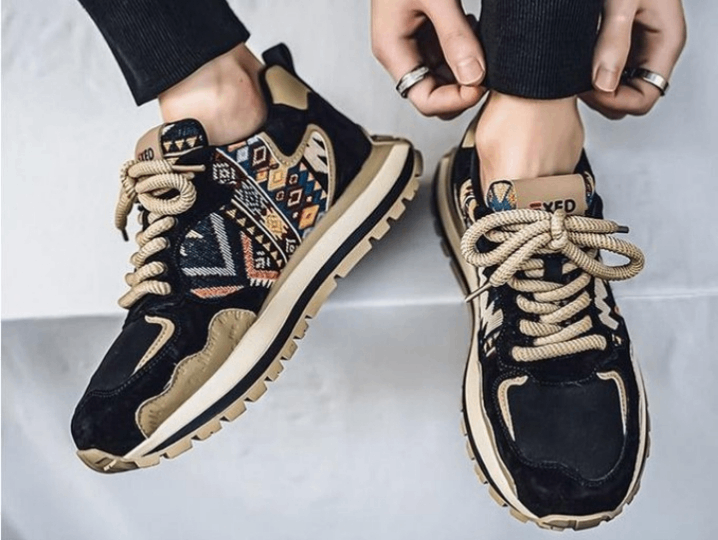 Baskets homme ethniques