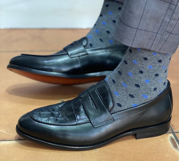 Pure leather smart shoes