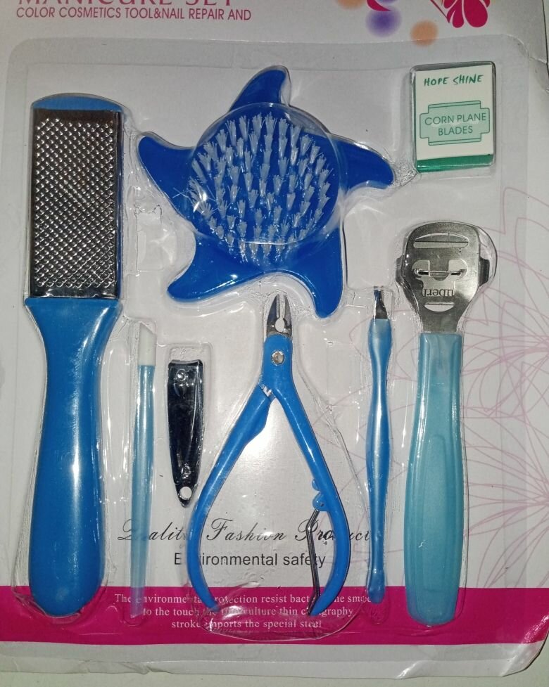 Ensemble pédicure professionnel coloré