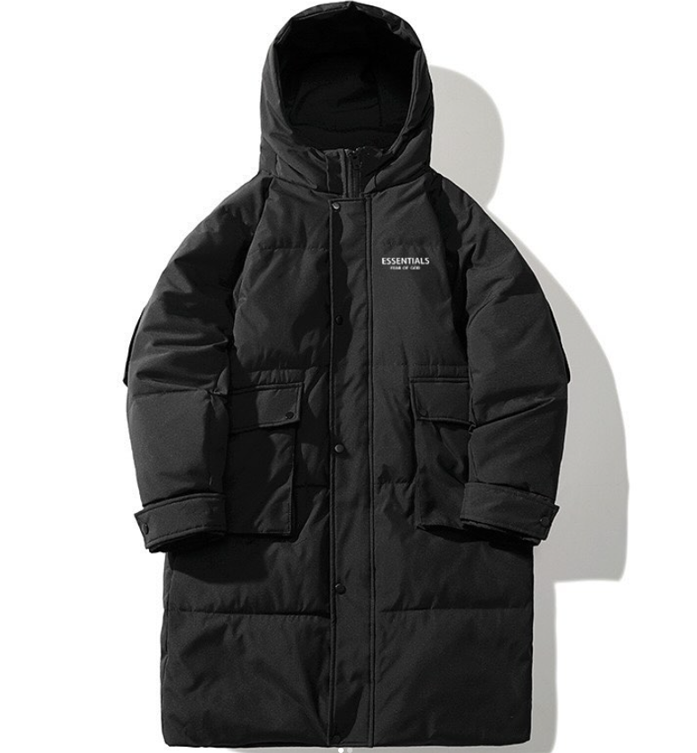 Куртка длинная черная