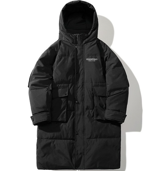 Куртка длинная черная