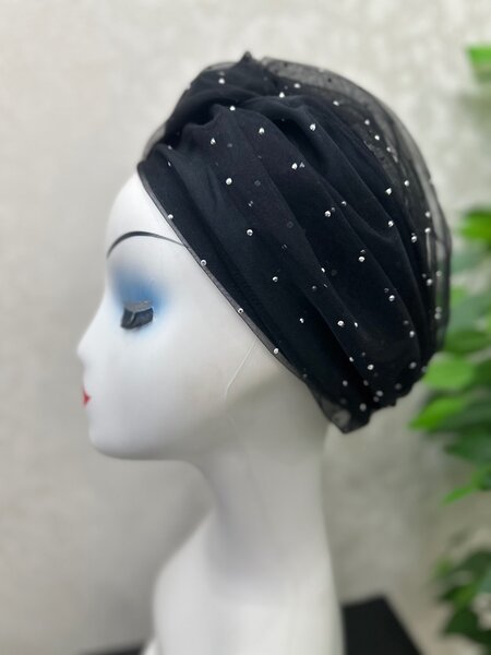 Тюрбан со стразами