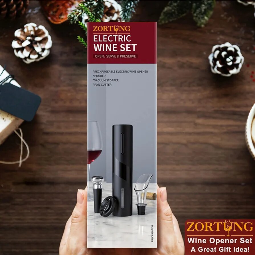 Tire bouchon vin rechargeable