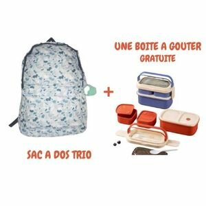 Sac &agrave; Dos Trio Avec Boite &agrave; Gouter CM - TERMINALE