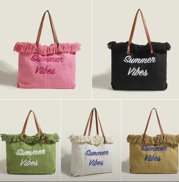 Sac cabas d'été "Summer Vibes"