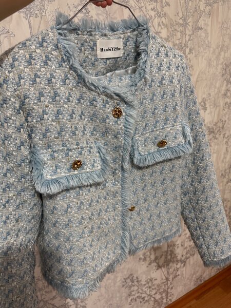 Твидовый пиджак двойка