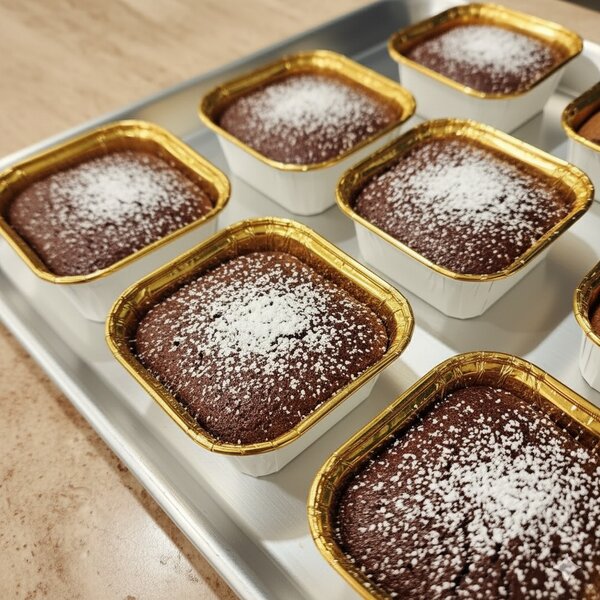 Fondants au Chocolat Individuels